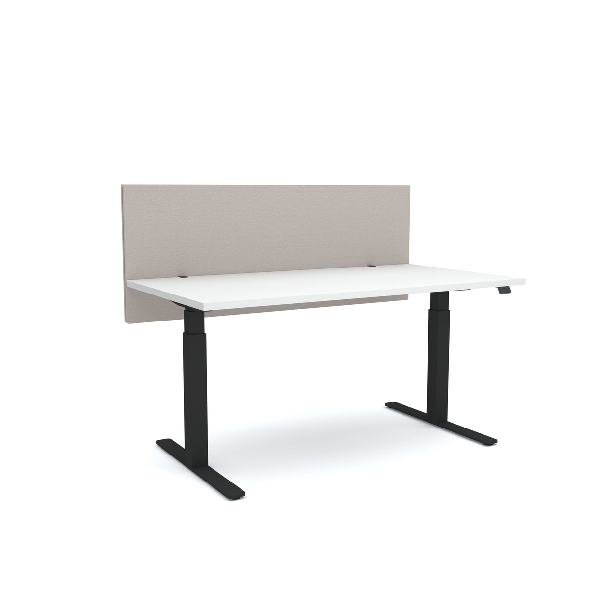 Acoustic Desk Screen Modesty Panel Slate