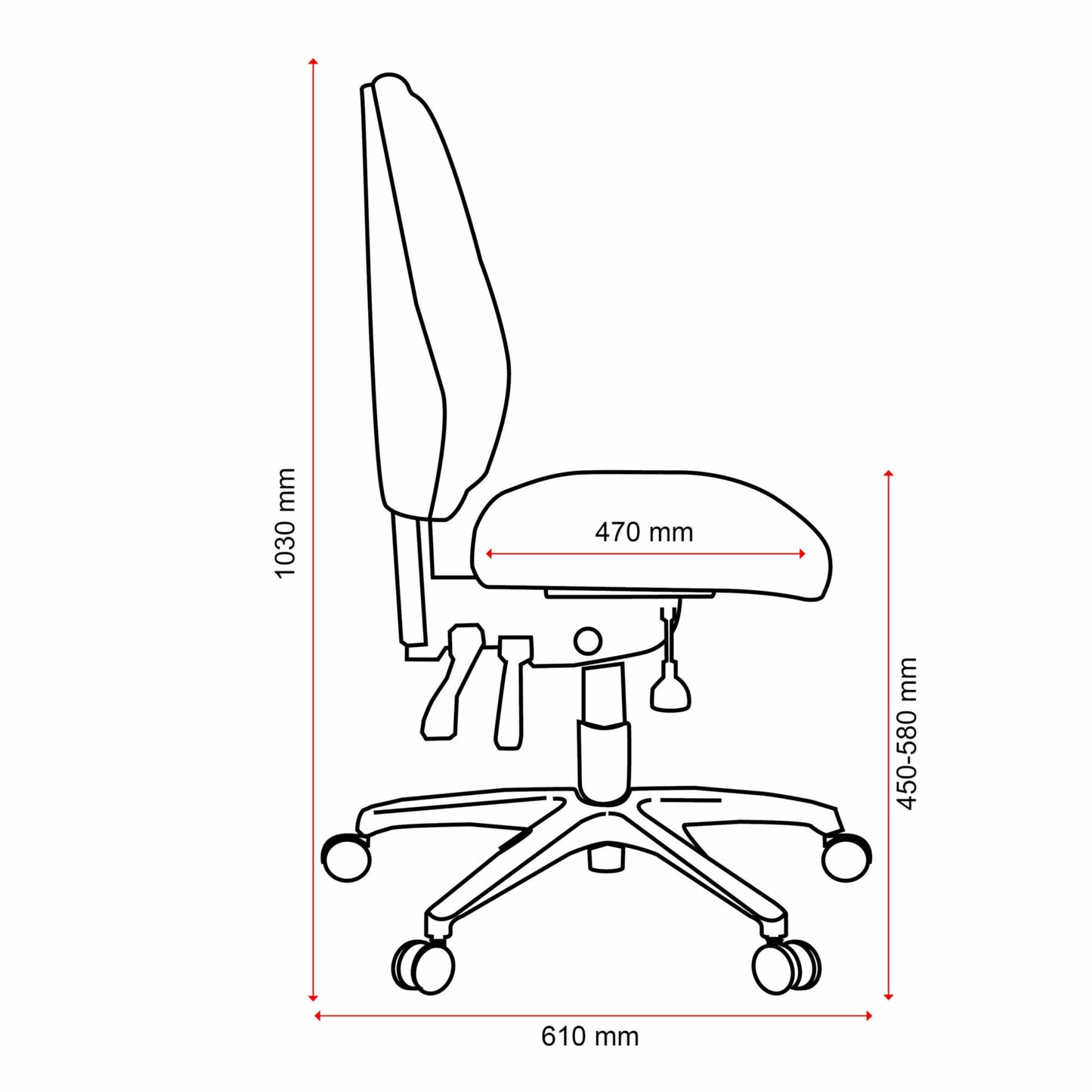 Buro Aura Ergo+ High Back Office Chair