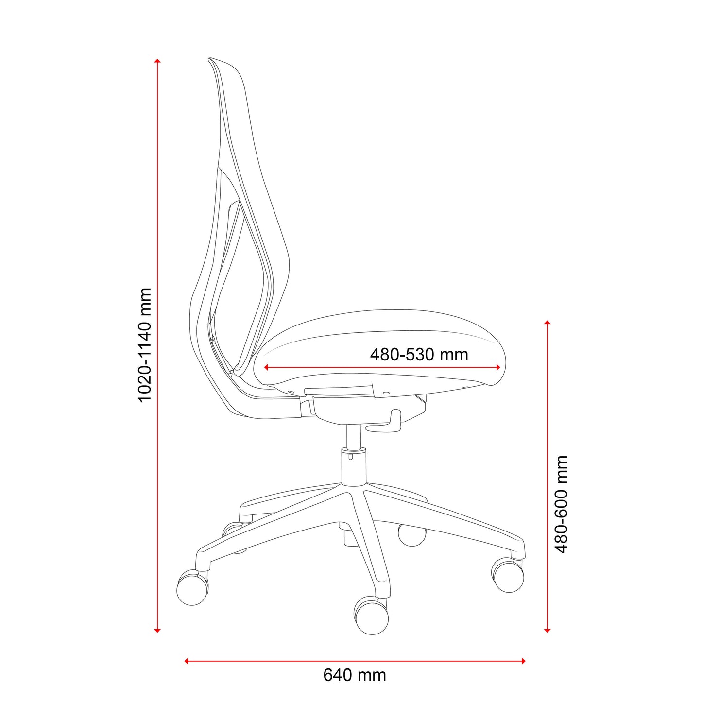 Buro Axon Mesh Back Chair