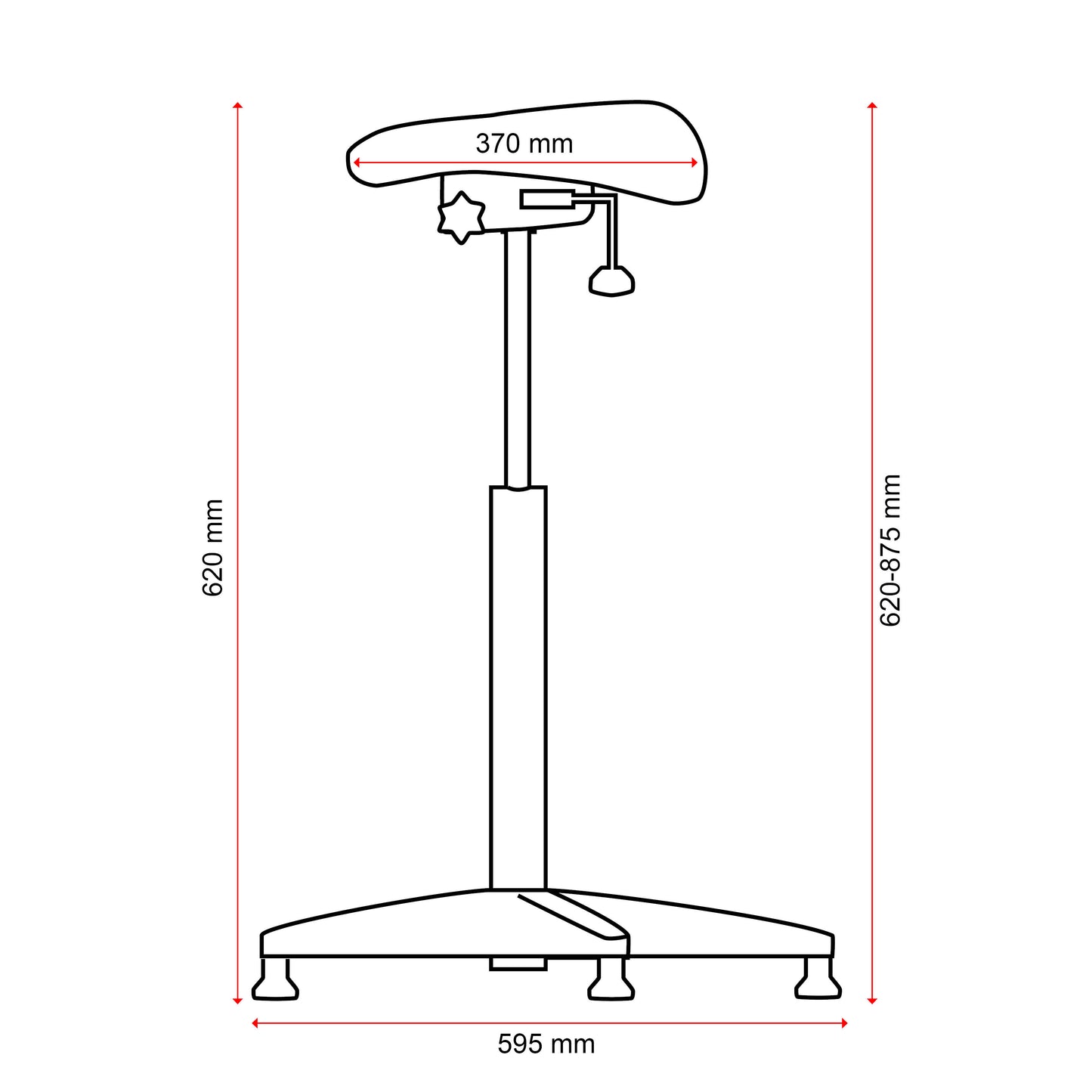 Buro Posturite Stool
