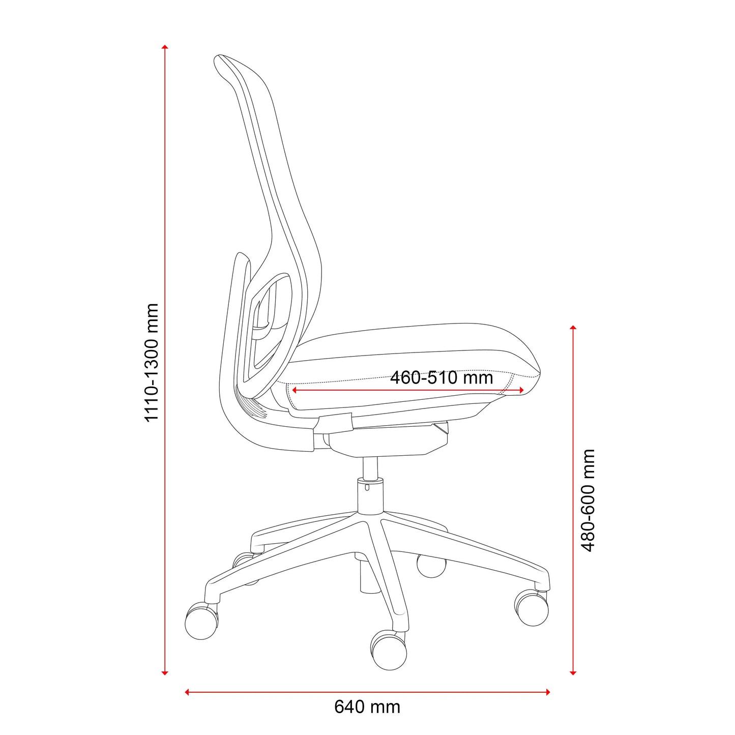 Buro Quantum Mesh Back Chair