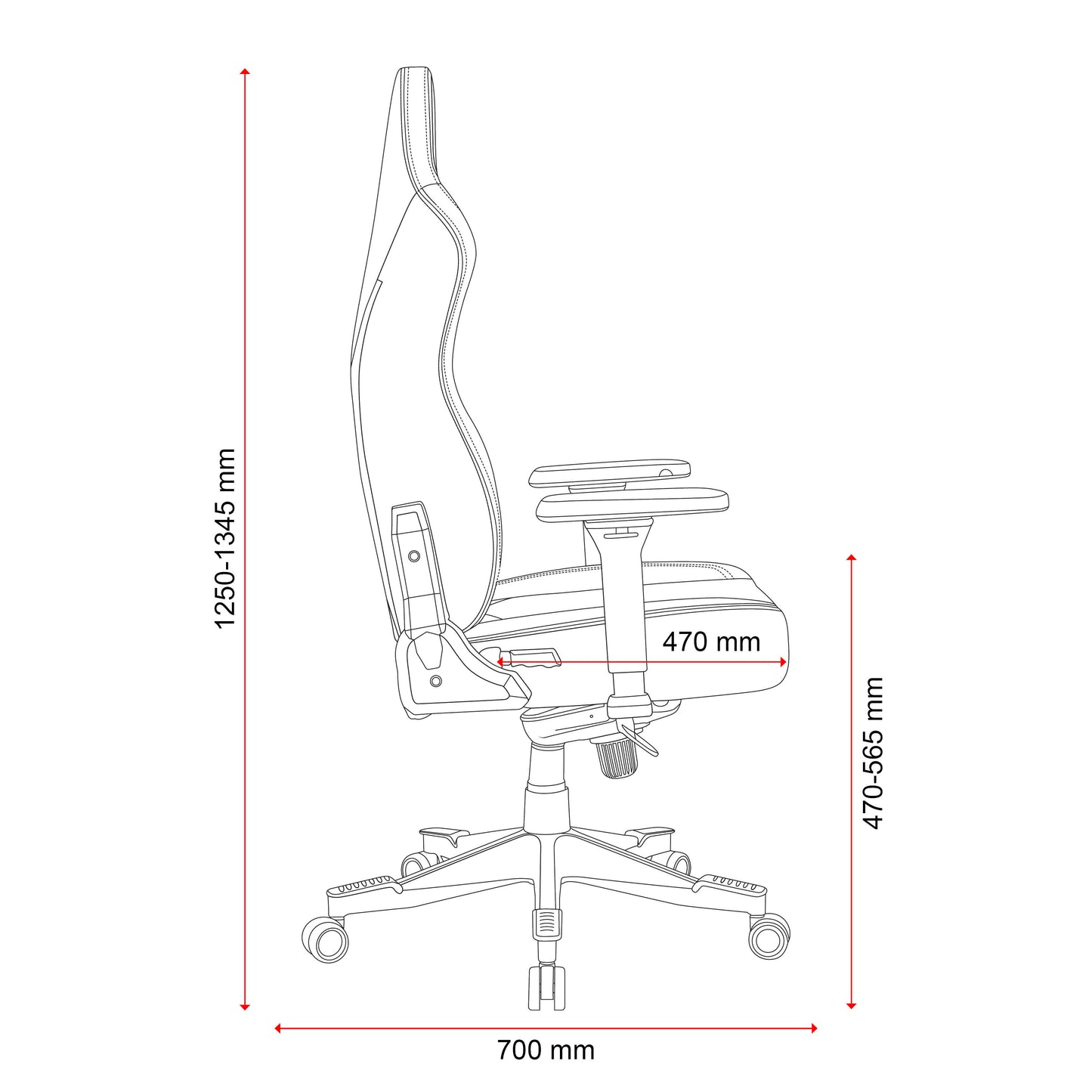 Buro x PowerA Navigator Ergonomic Gaming Chair w/ Arms