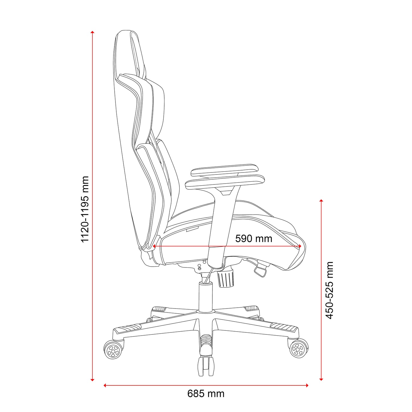 Buro x PowerA Raider Ergonomic Gaming Chair