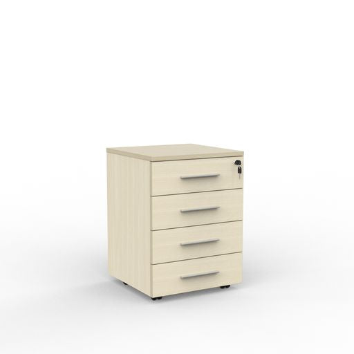 Cubit 4 Drawer Mobile-Mobiles-Smart Office Furniture