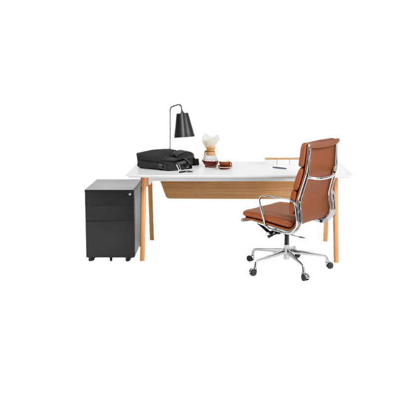 Eden Eames Replica Soft Pad Highback Leather Chair