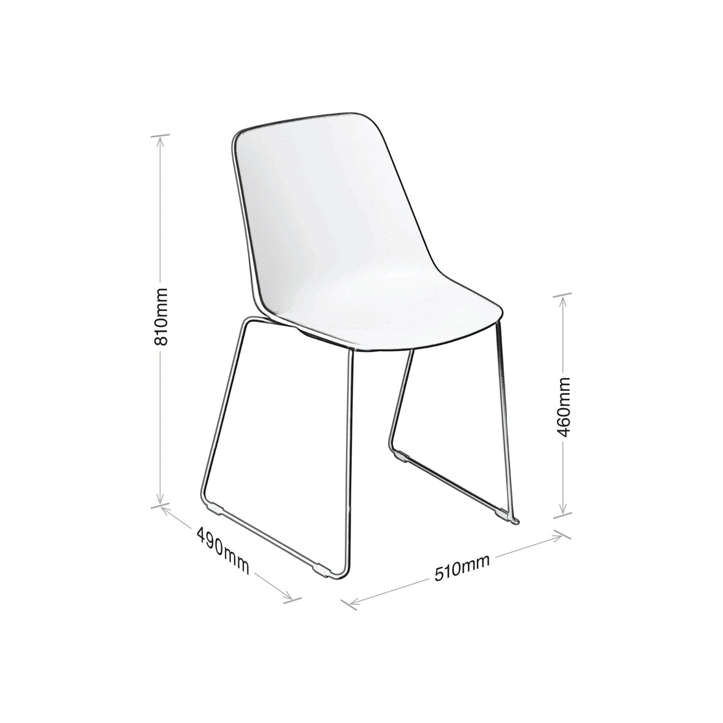 Eden Max Sled Chair Range