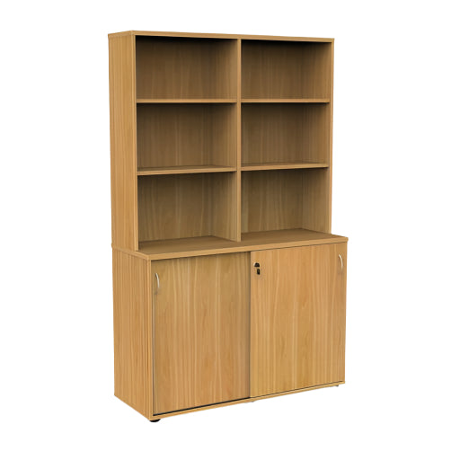 Ergoplan 1200W Credenza & Hutch-Cupboard-Smart Office Furniture