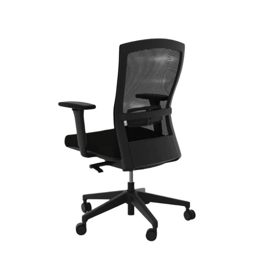 Knights Solace Mesh Chair with Seat Slide - Aluminium Base