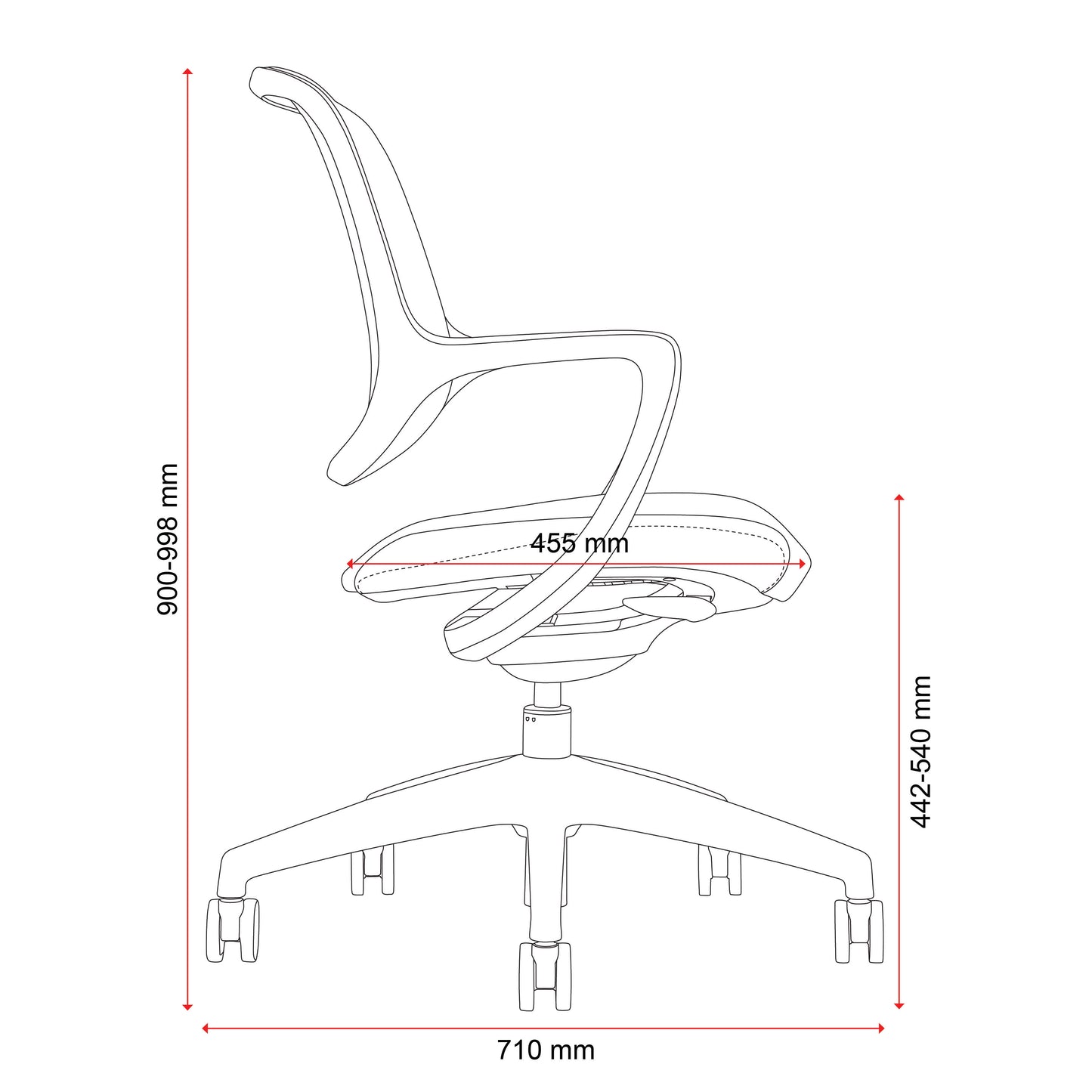 Konfurb Nara Chair Range w/ Arms