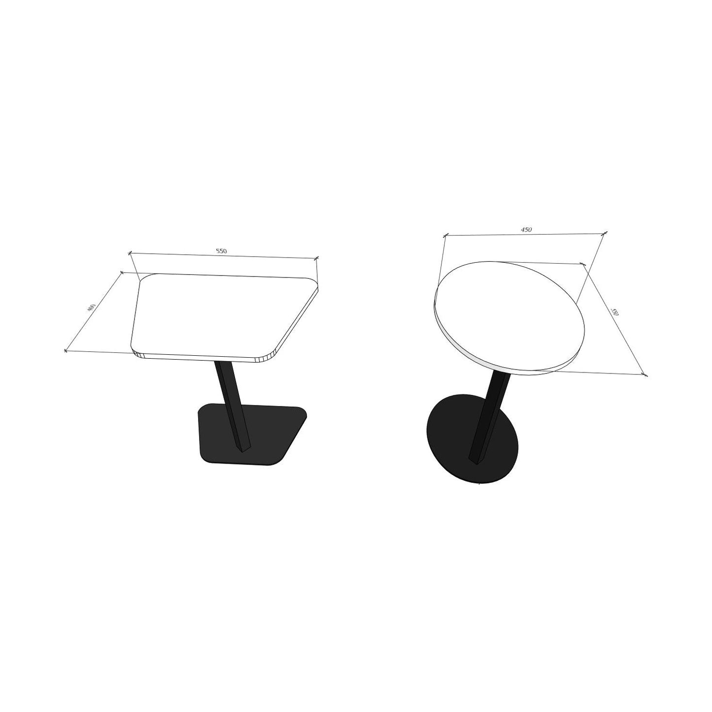 Memo Laptop Table Trapezium Range