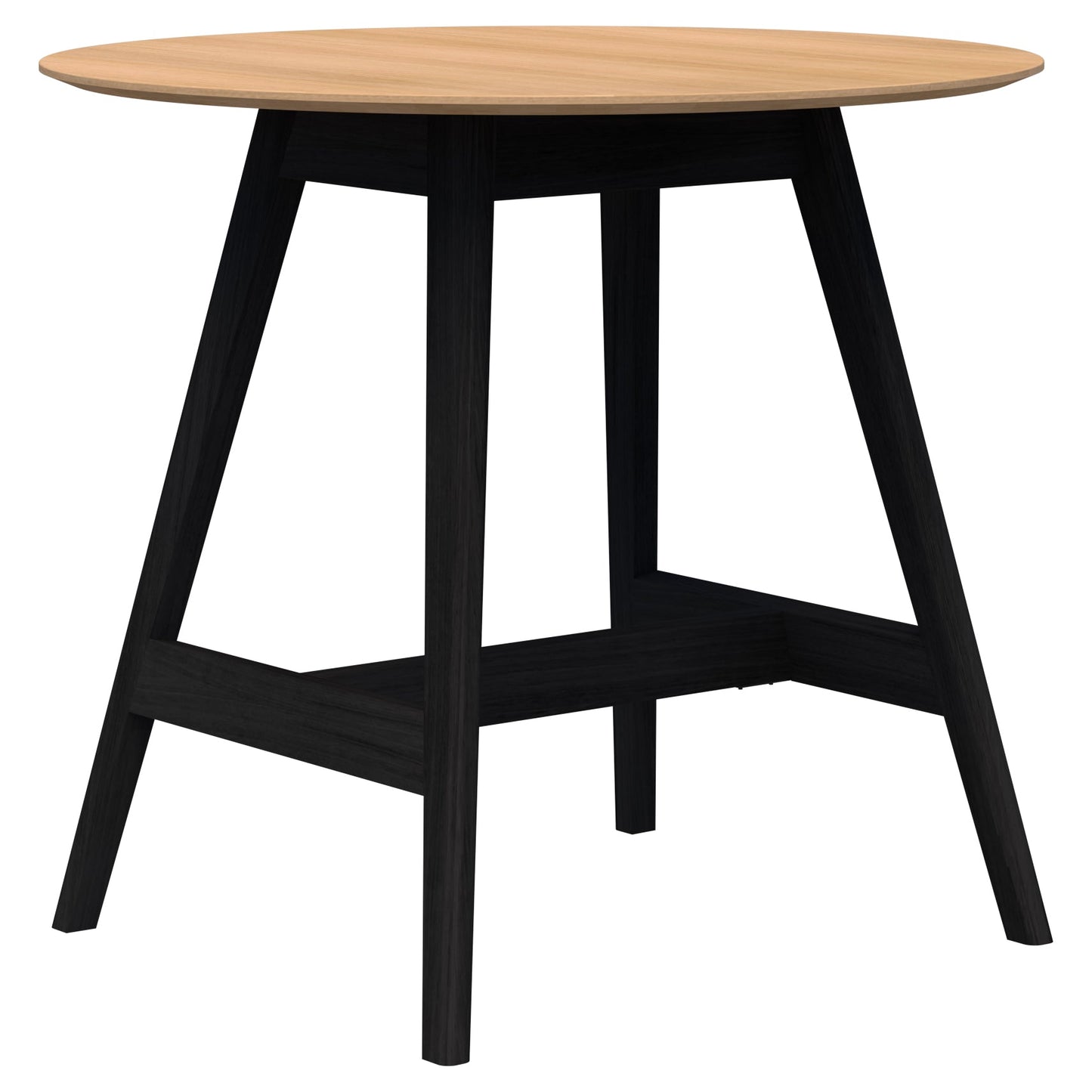 Oslo Bar Round Leaner - Ash Top-Bar Leaner-Smart Office Furniture