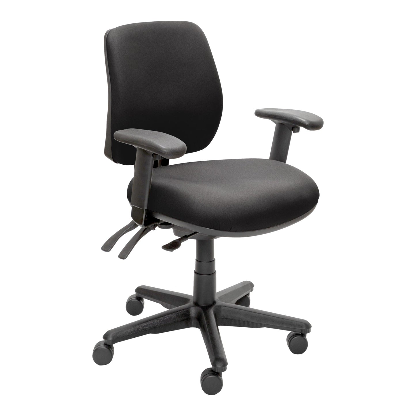 Roma 3 Lever Mid-Back Office Chair-Task-Smart Office Furniture