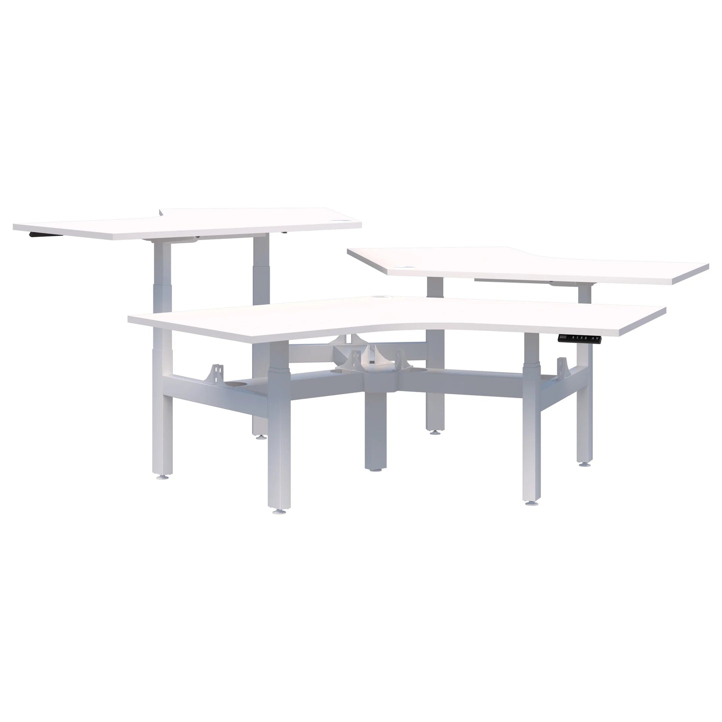 Summit II Electric 120° 3 Pod Desk Range