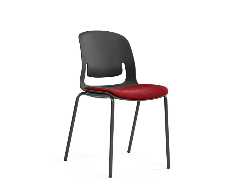 Sylex Black Pallete 4-Leg Steel Chair