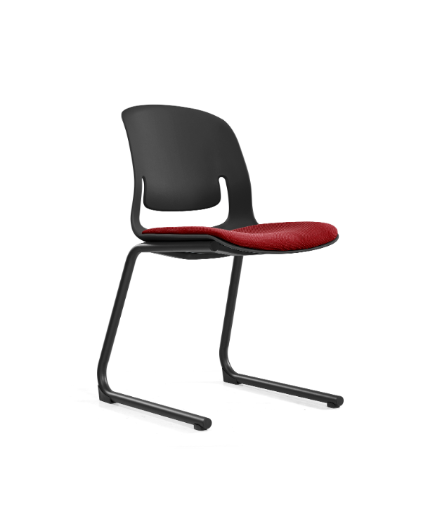 Sylex Black Pallete Cantilever Steel Chair