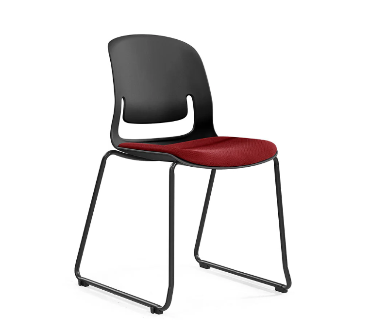 Sylex Black Pallete Sled Steel Chair