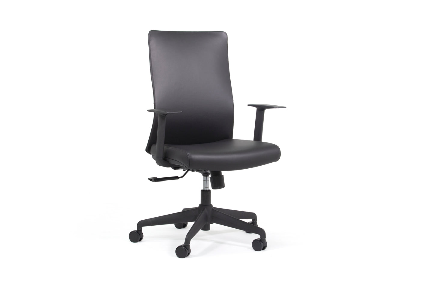 Knights Blade Highback Leather Chair w/ Arms
