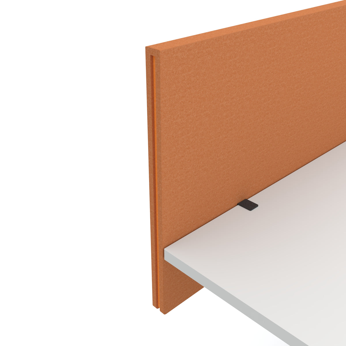 Acoustic Desk Screen Modesty Panel Slate