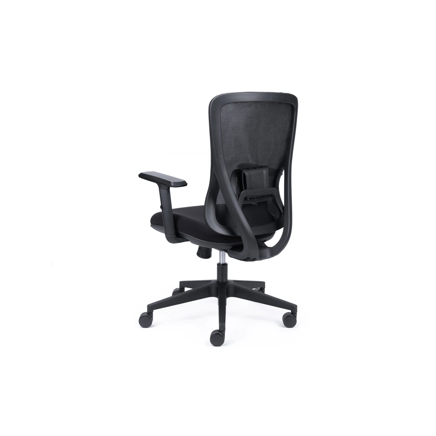 Ava Black Mesh Synchro Chair w/Seat Slide