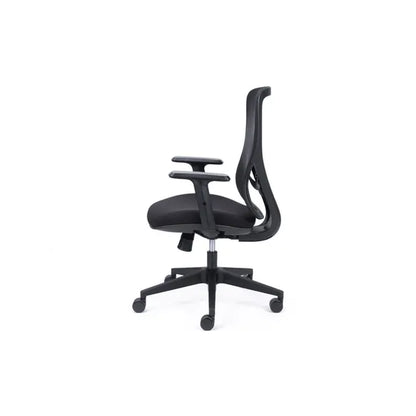 Ava Black Mesh Synchro Chair w/Seat Slide