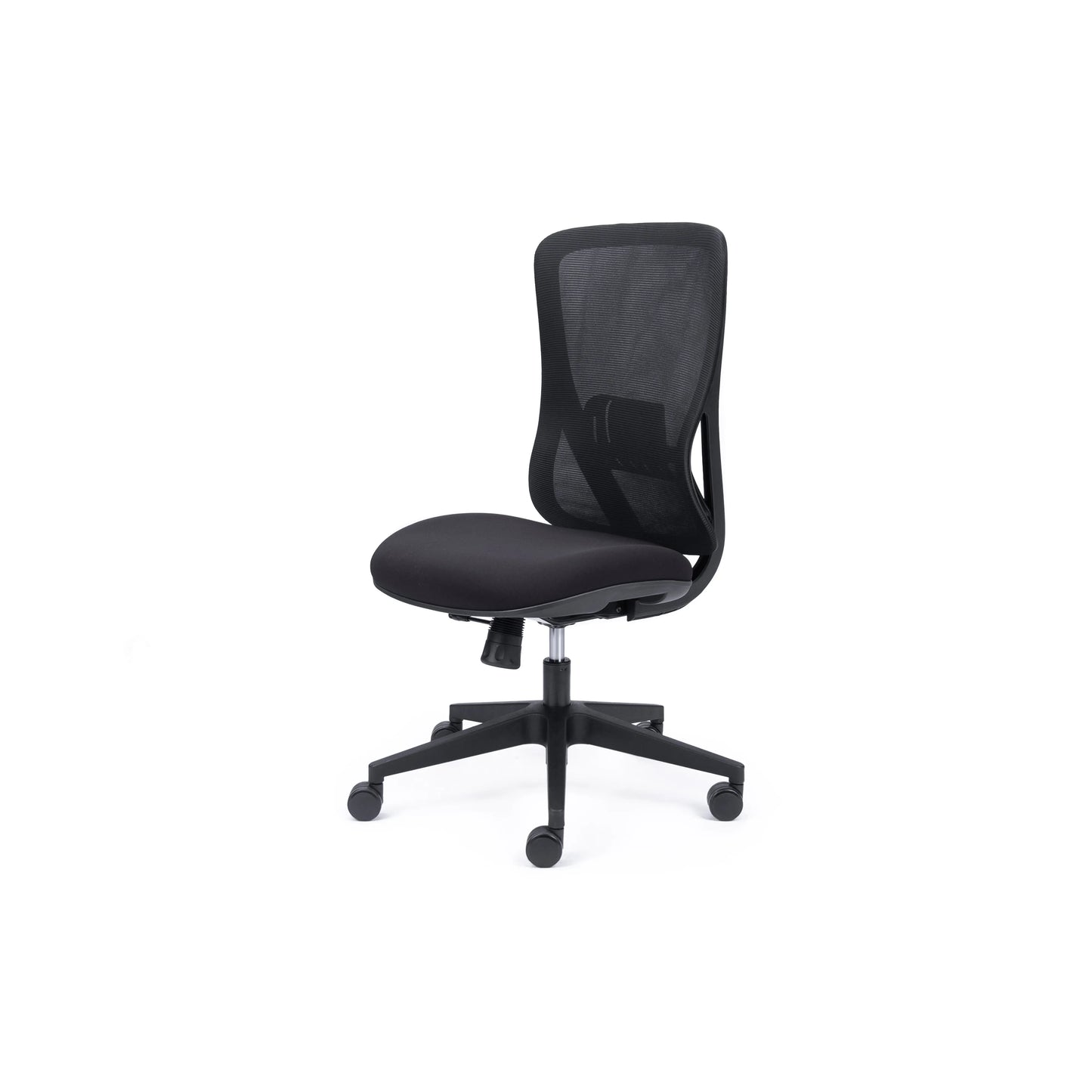 Ava Black Mesh Synchro Chair w/Seat Slide