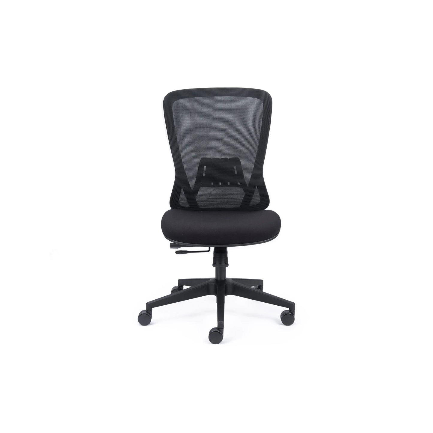 Ava Black Mesh Synchro Chair w/Seat Slide