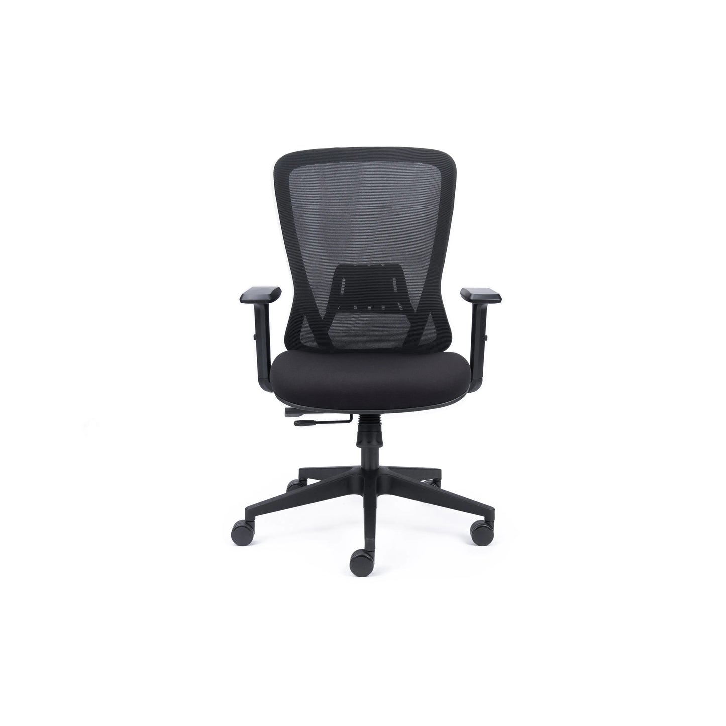Ava Black Mesh Synchro Chair w/Seat Slide