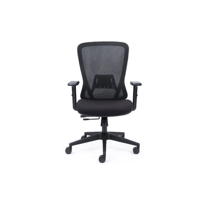 Ava Black Mesh Synchro Chair w/Seat Slide