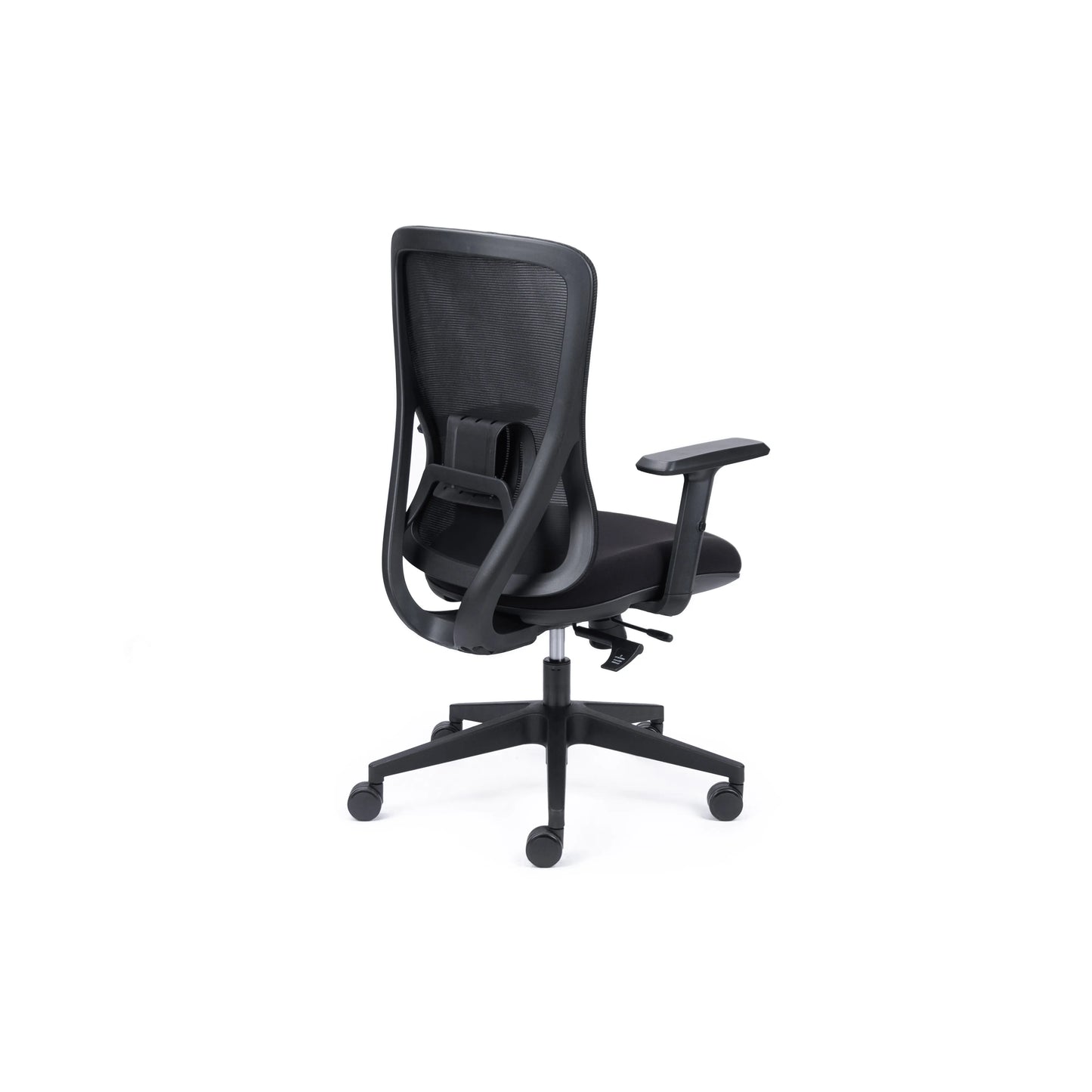 Ava Black Mesh Synchro Chair w/Seat Slide