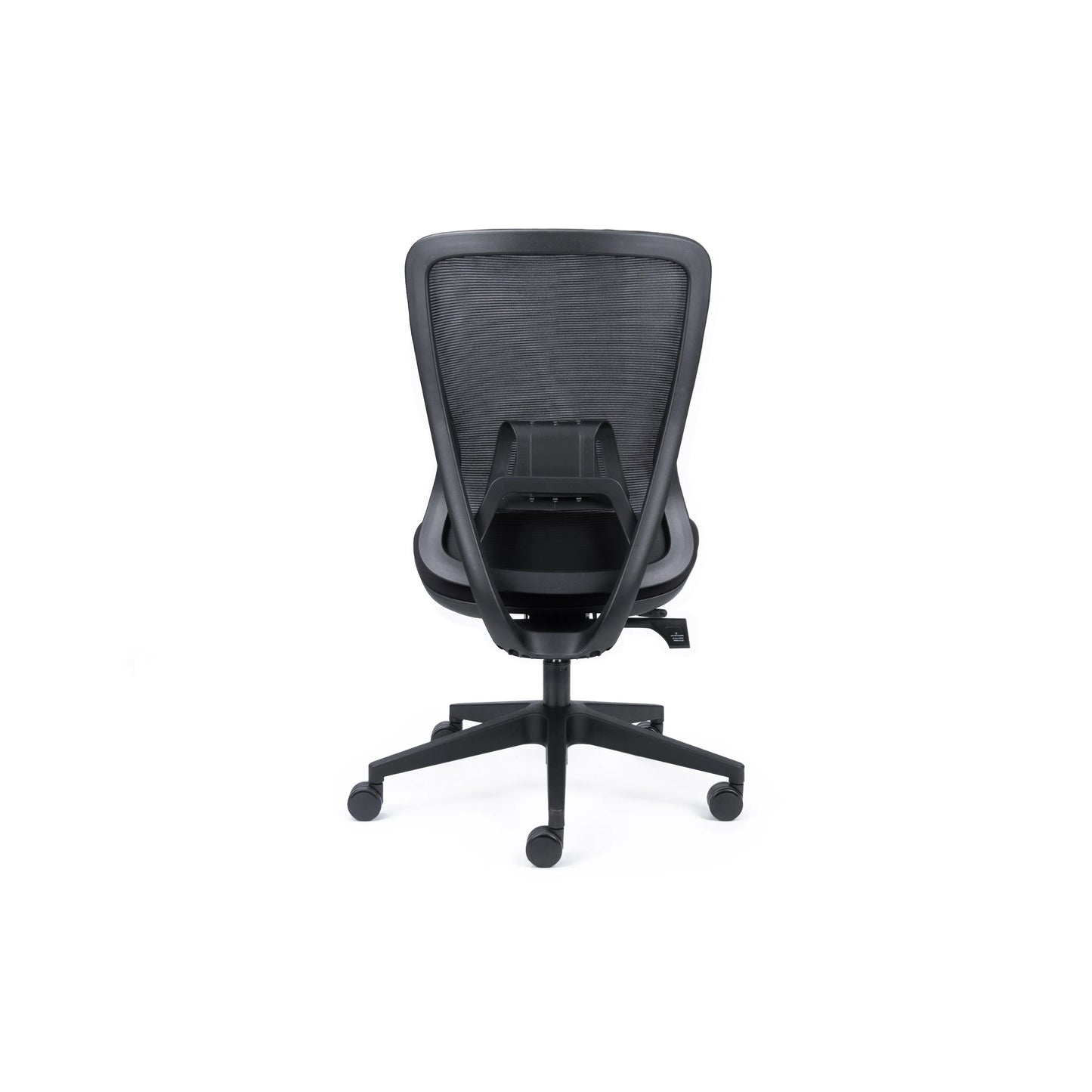 Ava Black Mesh Synchro Chair w/Seat Slide