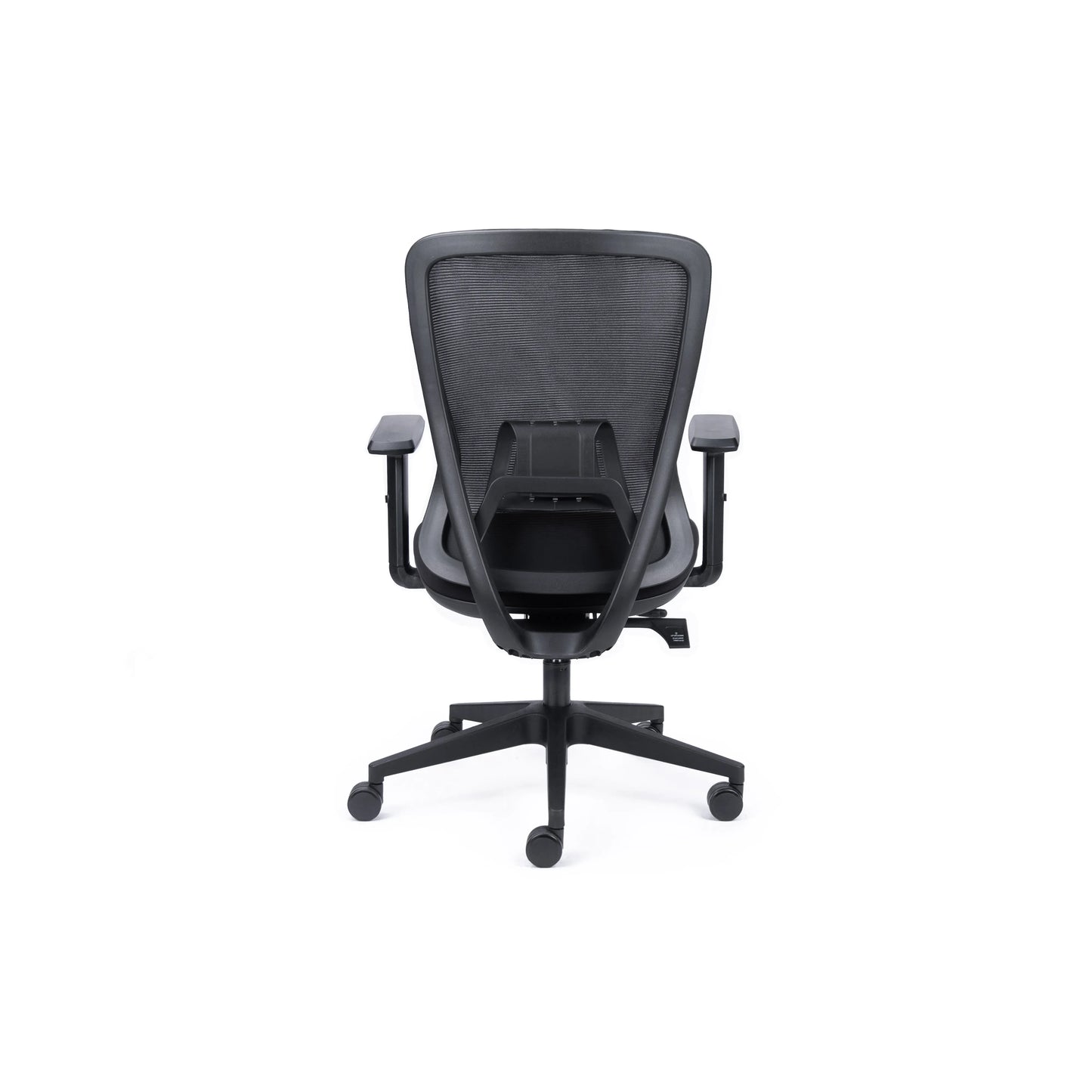 Ava Black Mesh Synchro Chair w/Seat Slide