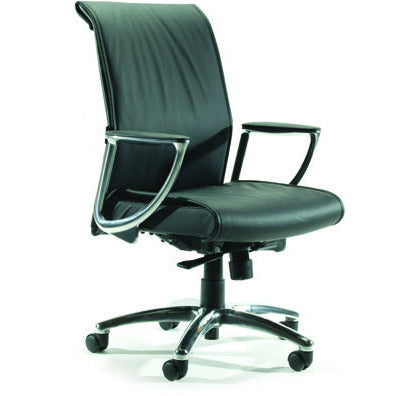 Bentley Midback Leather-Smart Office Furniture
