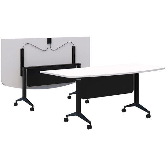 Boost Flip Table D-Shape Top with Modesty