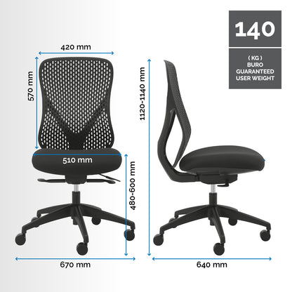 Buro Axon Mesh Back Chair