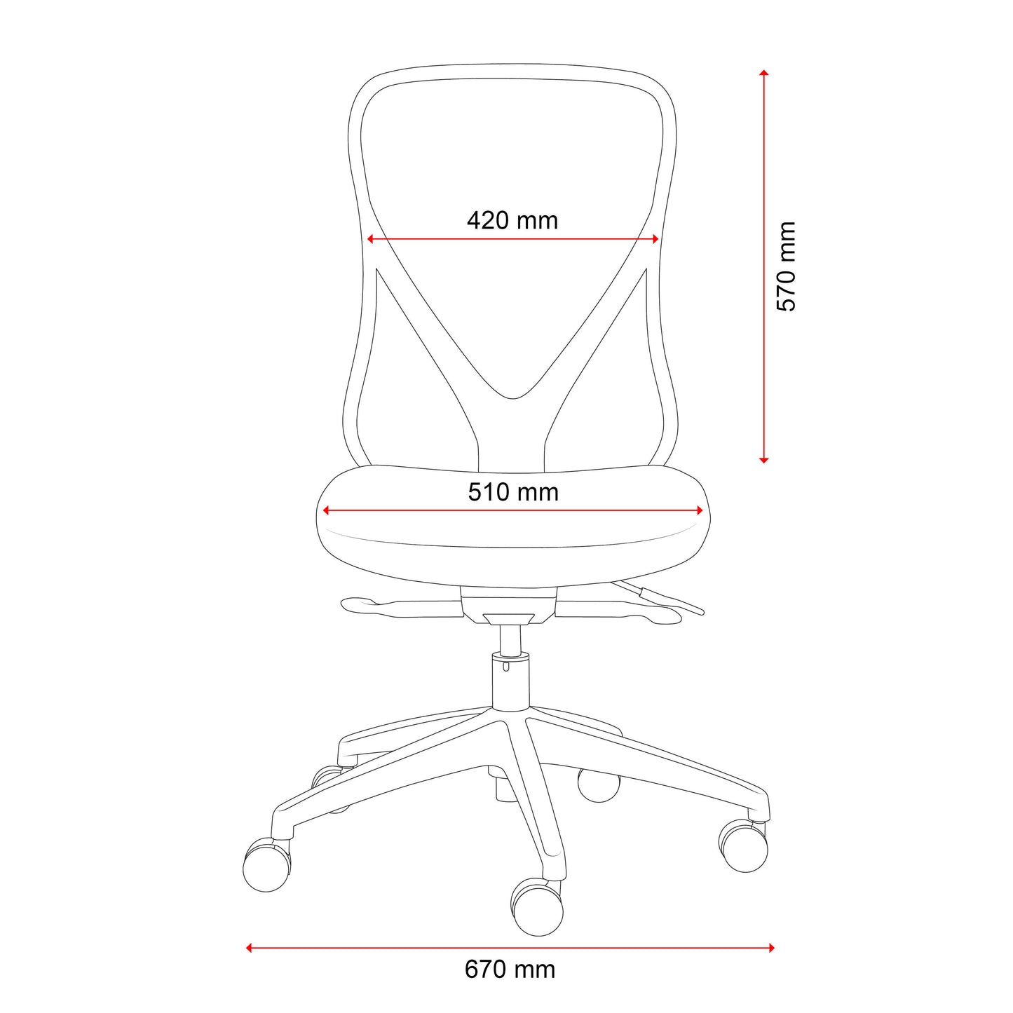 Buro Axon Mesh Back Chair
