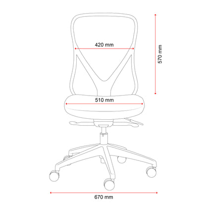 Buro Axon Mesh Back Chair