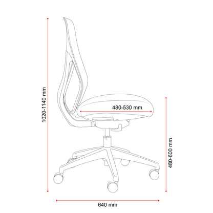 Buro Axon Mesh Back Chair