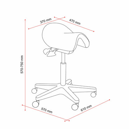 Buro Bambach Saddle Seat Chair