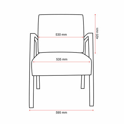 Buro Bella Guest Chair (Indent)