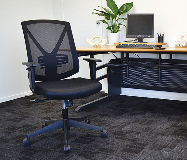 Buro Brio II Mesh Back Chair w/Arms