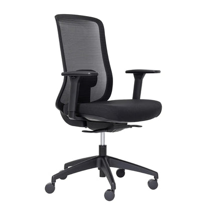 Buro Elan - Grey Mesh Back Chair w/Seat Slide