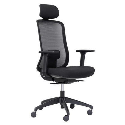 Buro Elan - Grey Mesh Back Chair w/Seat Slide