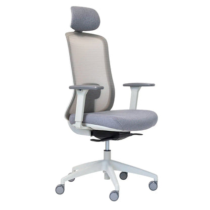 Buro Elan - Grey Mesh Back Chair w/Seat Slide