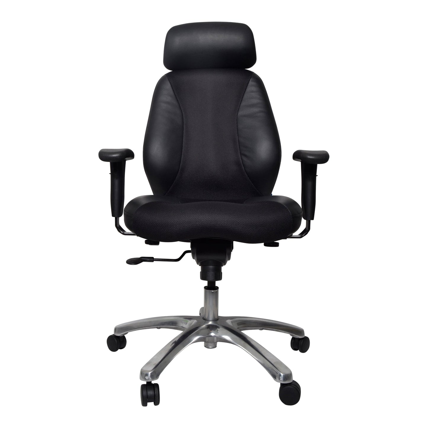 Buro Everest Executive Leather/Mesh Chair w/ Arms