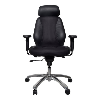 Buro Everest Executive Leather/Mesh Chair w/ Arms