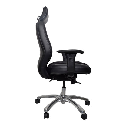 Buro Everest Executive Leather/Mesh Chair w/ Arms