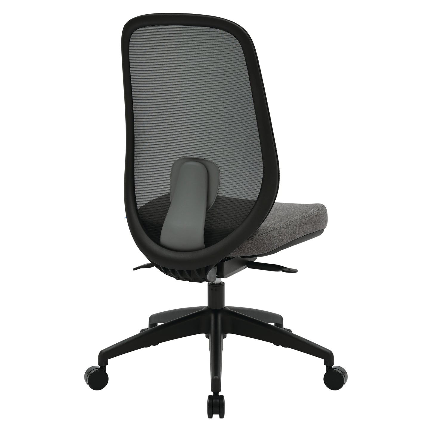 Buro Force Mesh Back Chair w/ Black Frame & Grey Seat