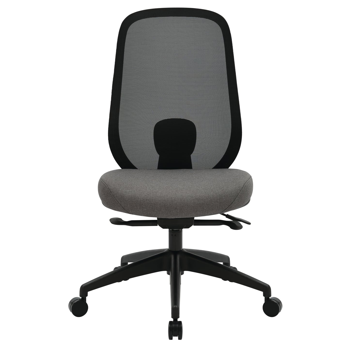 Buro Force Mesh Back Chair w/ Black Frame & Grey Seat