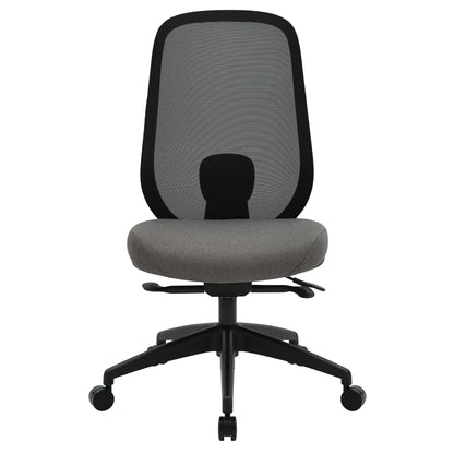 Buro Force Mesh Back Chair w/ Black Frame & Grey Seat