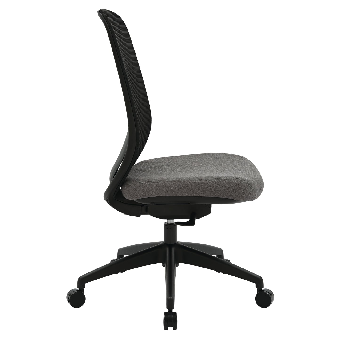 Buro Force Mesh Back Chair w/ Black Frame & Grey Seat